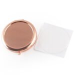 Wholesale 100x Rose Gold compact Mirror Comes with 58 mm Epoxy Sticker
