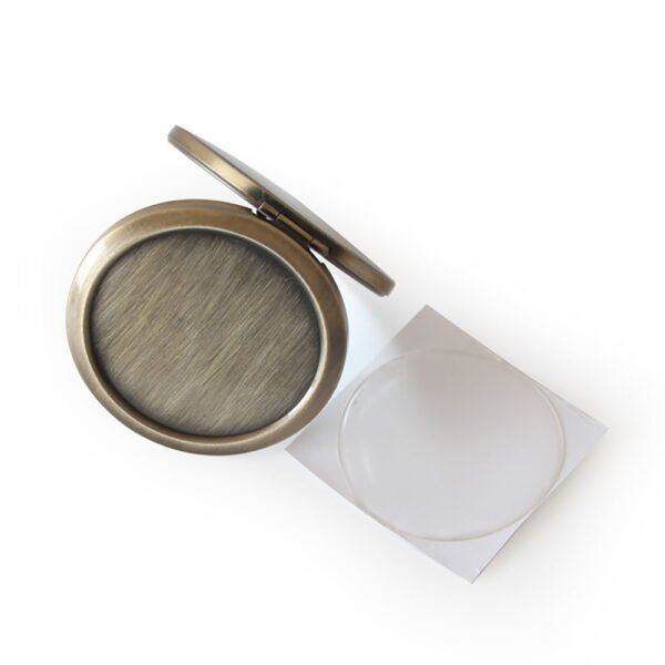 Wholesales 50x DIY Set of Blank Compact Mirror Comes with Epoxy Sticker