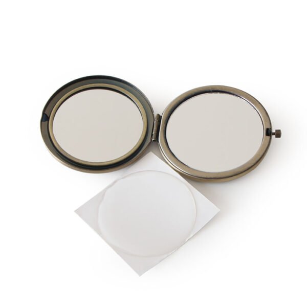 Wholesales 50x DIY Set of Blank Compact Mirror Comes with Epoxy Sticker