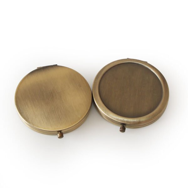 Wholesales 50x DIY Set of Blank Compact Mirror Comes with Epoxy Sticker