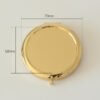 Gold Doulbe sided Compact Mirror