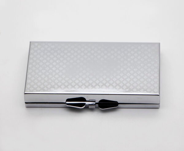 7 Day Pill Box-Metal7 sections-Retro Rectangle Pill Case
