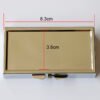 7 Day Pill Box-Metal7 sections-Retro Rectangle Pill Case